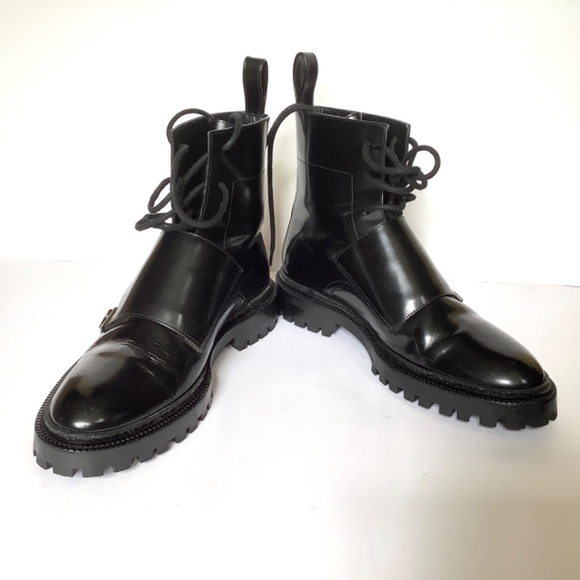Inch2 Lace-up Monk Boots with Buckles - Picture 16 of 16